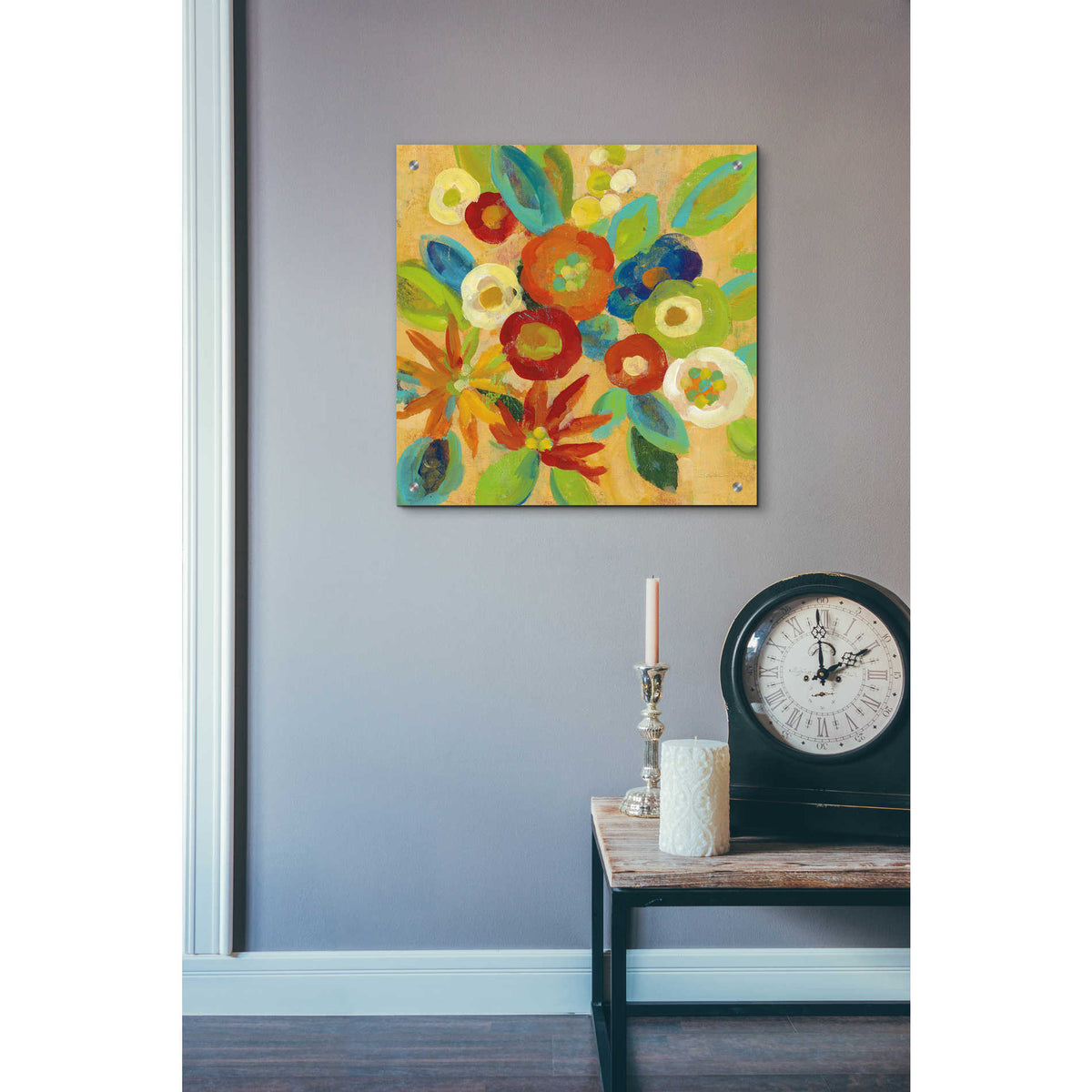 Epic Art 'Flower Market III' by Silvia Vassileva, Acrylic Glass Wall Art,24x24