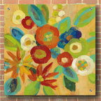 Epic Art 'Flower Market III' by Silvia Vassileva, Acrylic Glass Wall Art,36x36