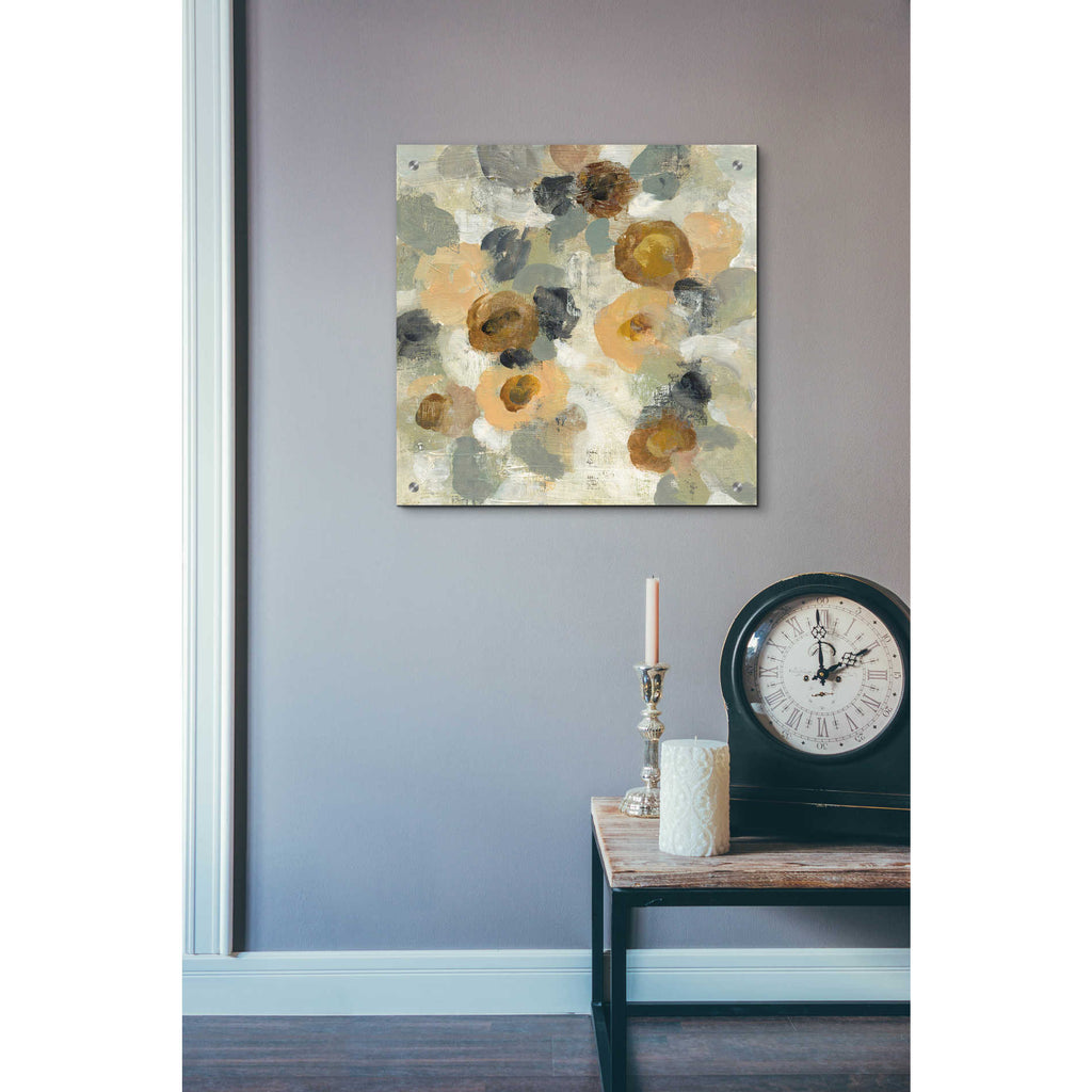 Epic Art 'Neutral Floral III' by Silvia Vassileva, Acrylic Glass Wall Art,24x24