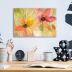 Epic Art 'Neon Floral' by Silvia Vassileva, Acrylic Glass Wall Art,16x12