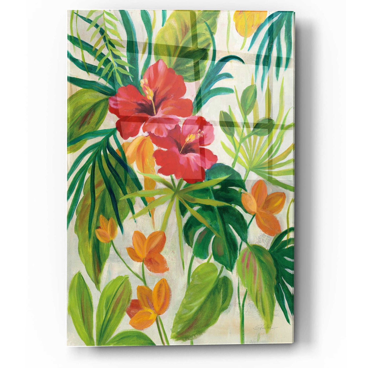 Epic Art 'Tropical Jewels II' by Silvia Vassileva, Acrylic Glass Wall Art