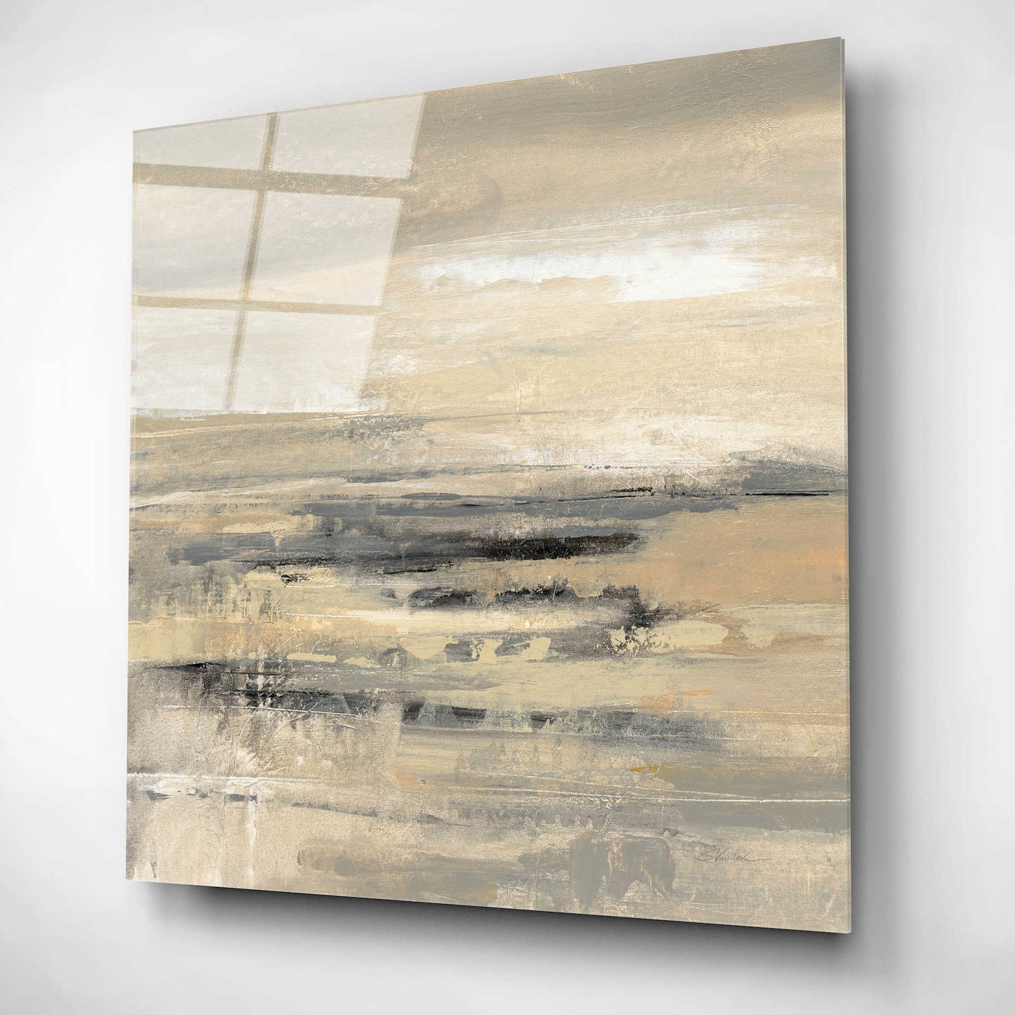 Epic Art 'January Road' by Silvia Vassileva, Acrylic Glass Wall Art,12x12