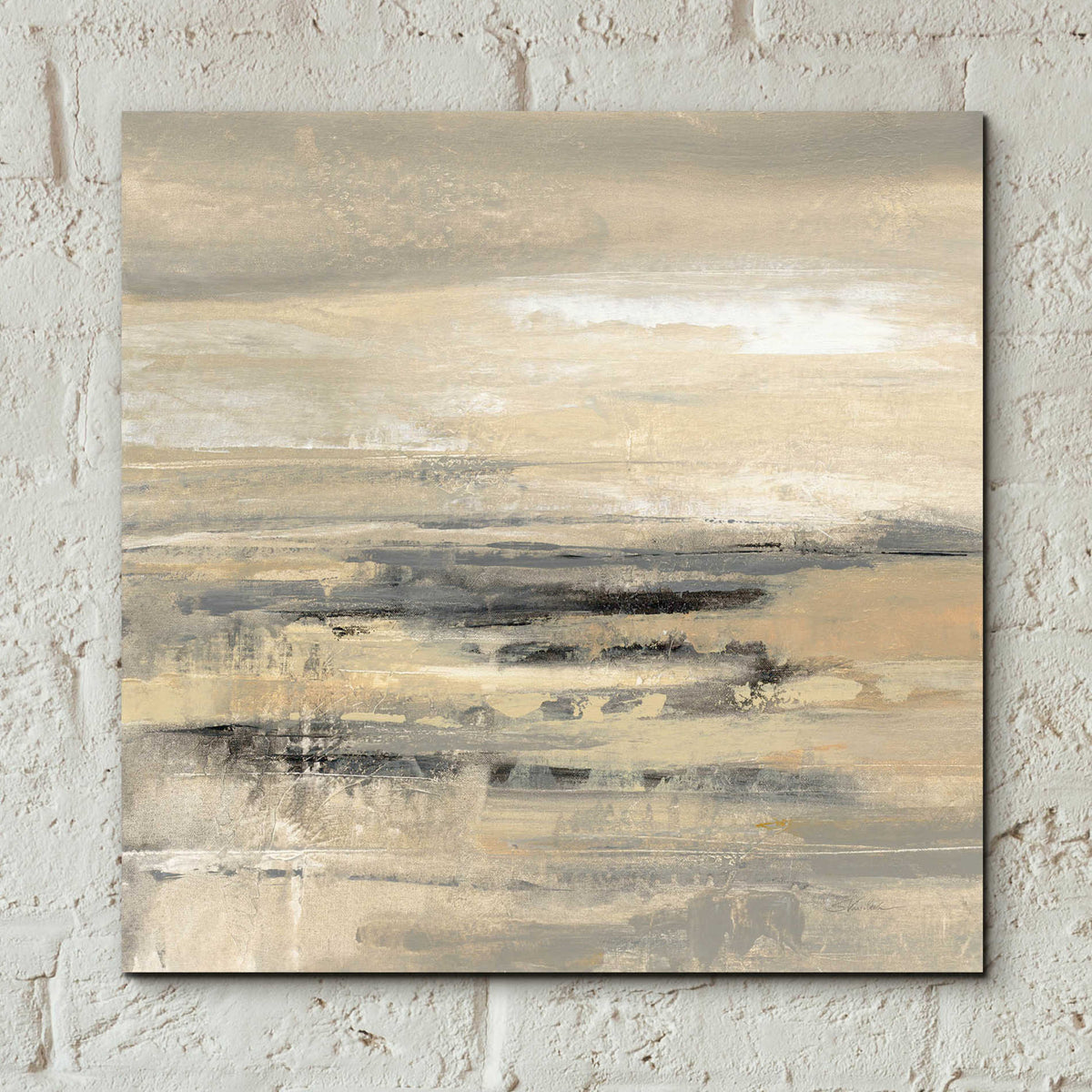 Epic Art 'January Road' by Silvia Vassileva, Acrylic Glass Wall Art,12x12