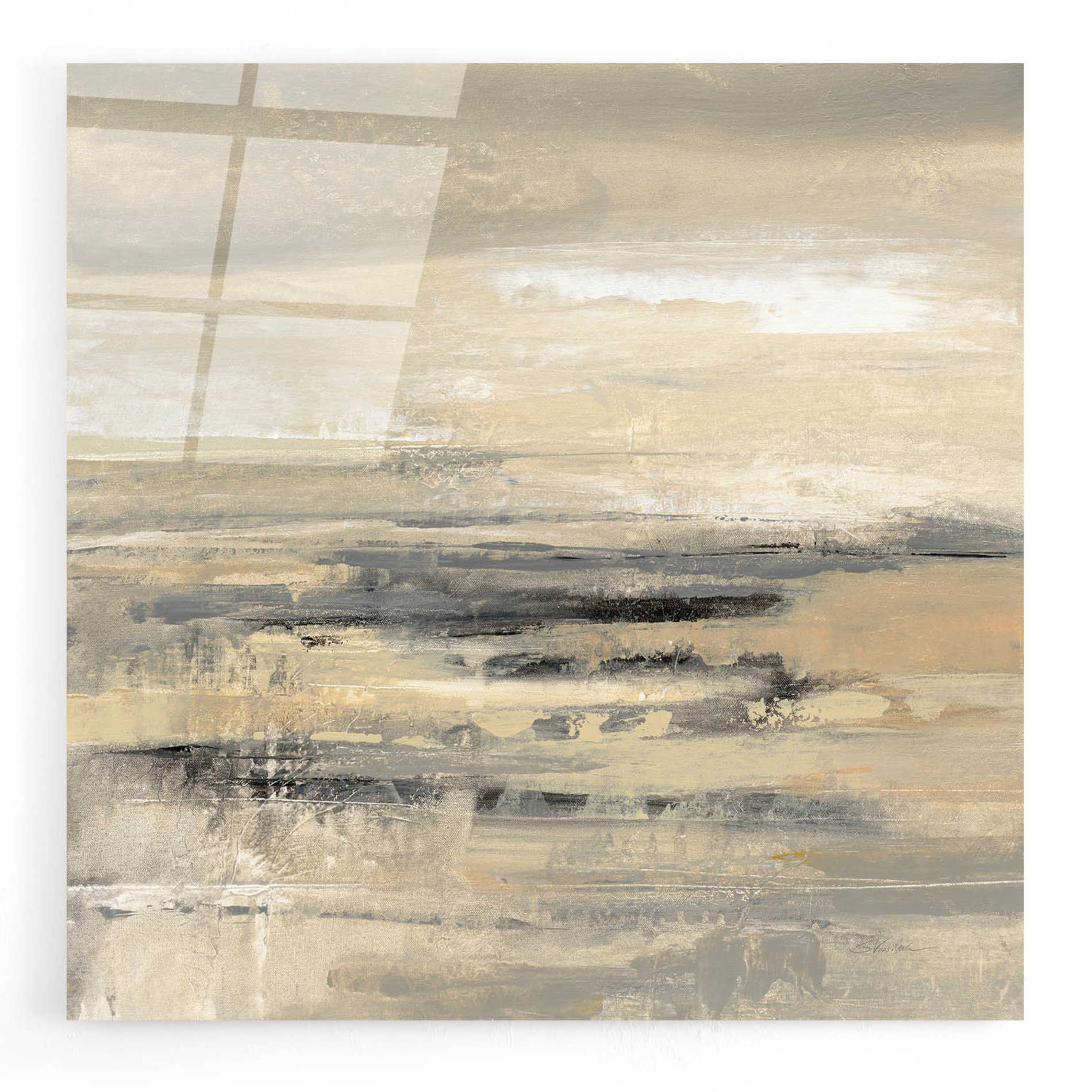 Epic Art 'January Road' by Silvia Vassileva, Acrylic Glass Wall Art,12x12