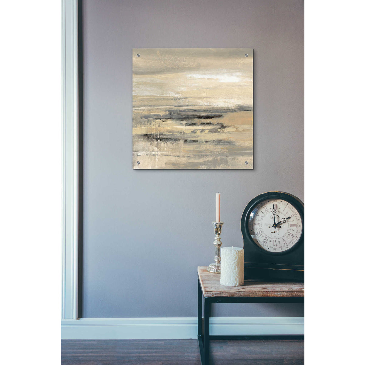 Epic Art 'January Road' by Silvia Vassileva, Acrylic Glass Wall Art,24x24