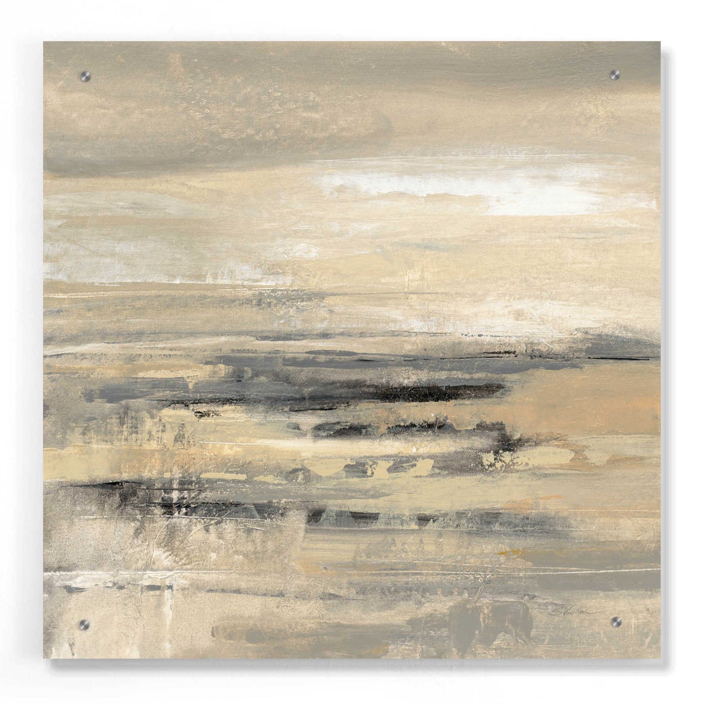 Epic Art 'January Road' by Silvia Vassileva, Acrylic Glass Wall Art,24x24