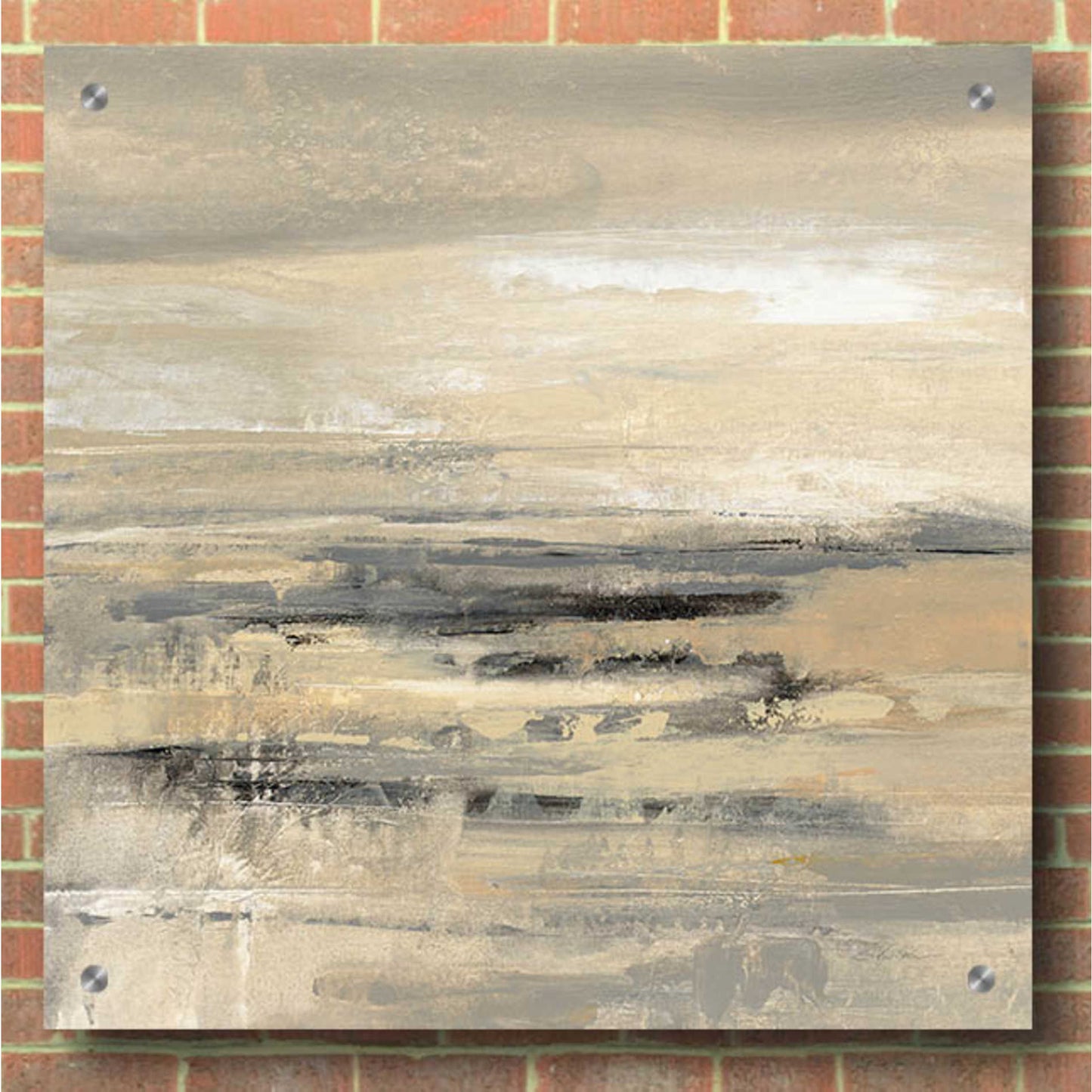 Epic Art 'January Road' by Silvia Vassileva, Acrylic Glass Wall Art,36x36