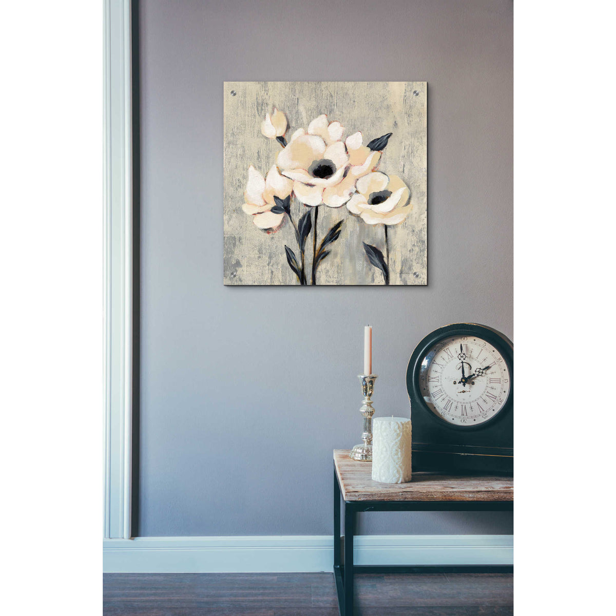 Epic Art 'Graphic Floral II' by Silvia Vassileva, Acrylic Glass Wall Art,24x24