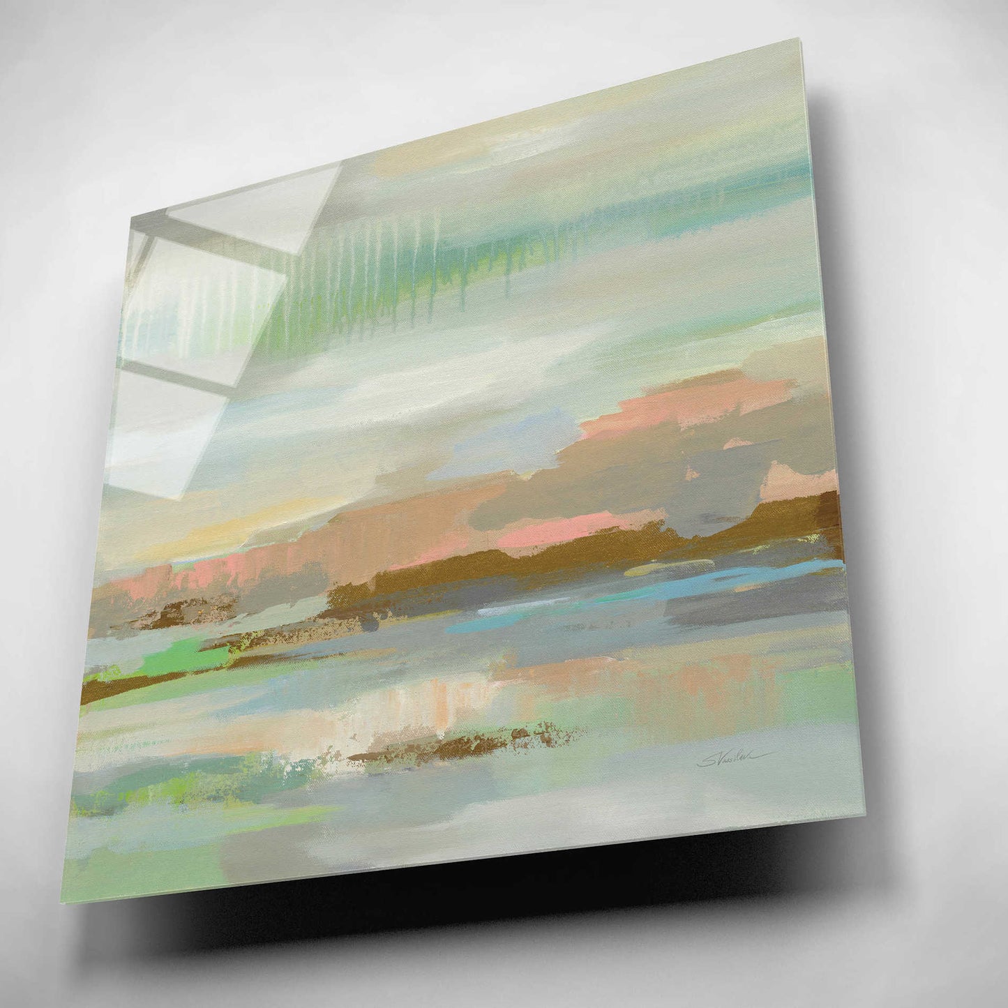 Epic Art 'Spring Desert I' by Silvia Vassileva, Acrylic Glass Wall Art,12x12