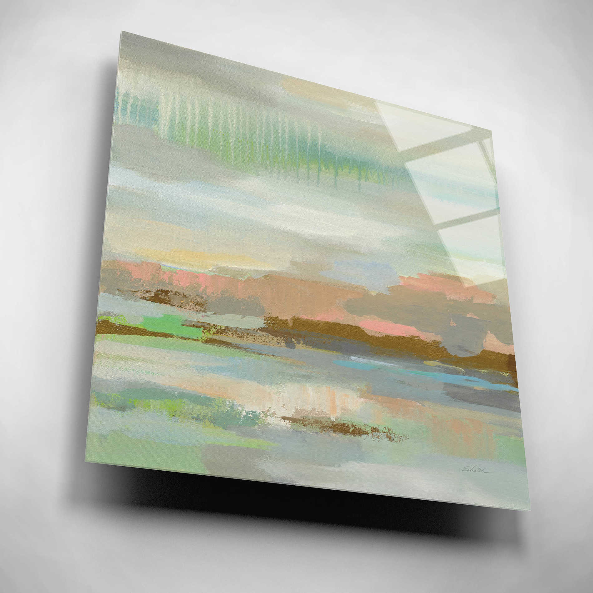 Epic Art 'Spring Desert I' by Silvia Vassileva, Acrylic Glass Wall Art,12x12