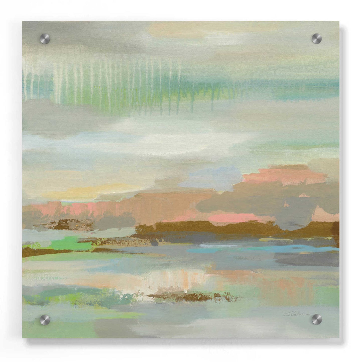 Epic Art 'Spring Desert I' by Silvia Vassileva, Acrylic Glass Wall Art,36x36