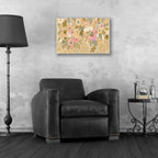 Epic Art 'Decorative Pastel Flowers' by Silvia Vassileva, Acrylic Glass Wall Art,24x16