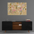 Epic Art 'Decorative Pastel Flowers' by Silvia Vassileva, Acrylic Glass Wall Art,36x24