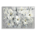 Epic Art 'Flowers on Gray' by Silvia Vassileva, Acrylic Glass Wall Art