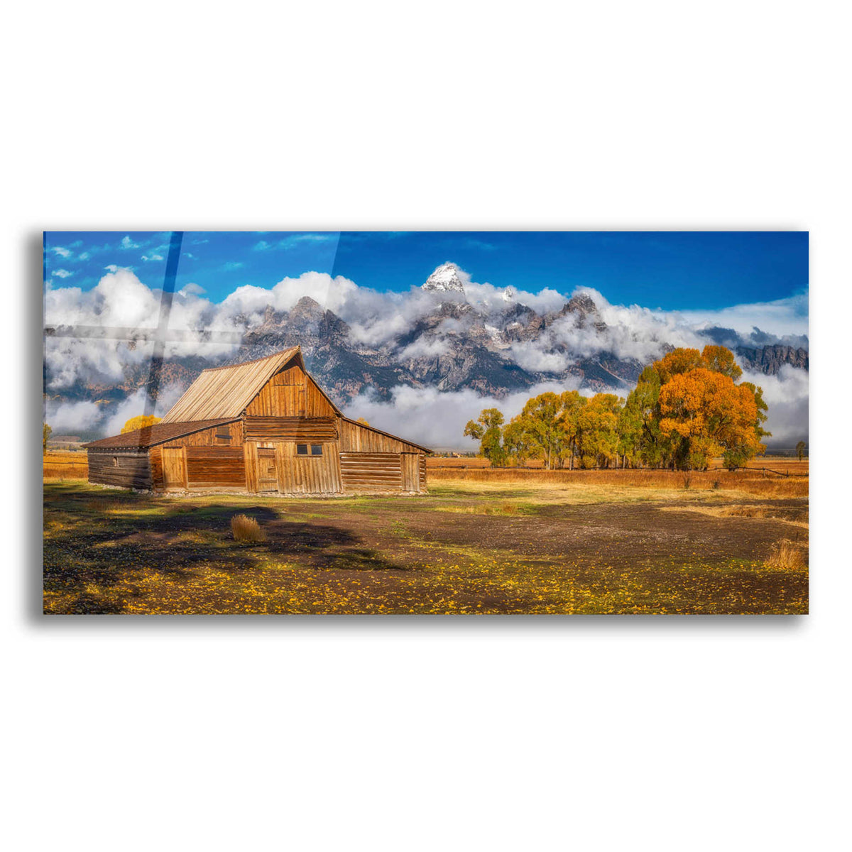 Epic Art 'Warm Morning Light in the Tetons' by Darren White, Acrylic Glass Wall Art