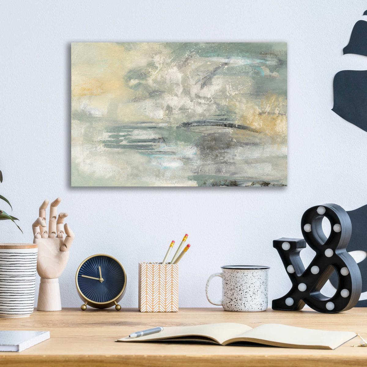 Epic Art 'Looking at the Mist' by Silvia Vassileva, Acrylic Glass Wall Art,16x12