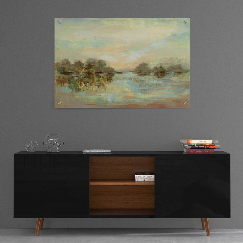Epic Art 'Dreamy Lake' by Silvia Vassileva, Acrylic Glass Wall Art,36x24