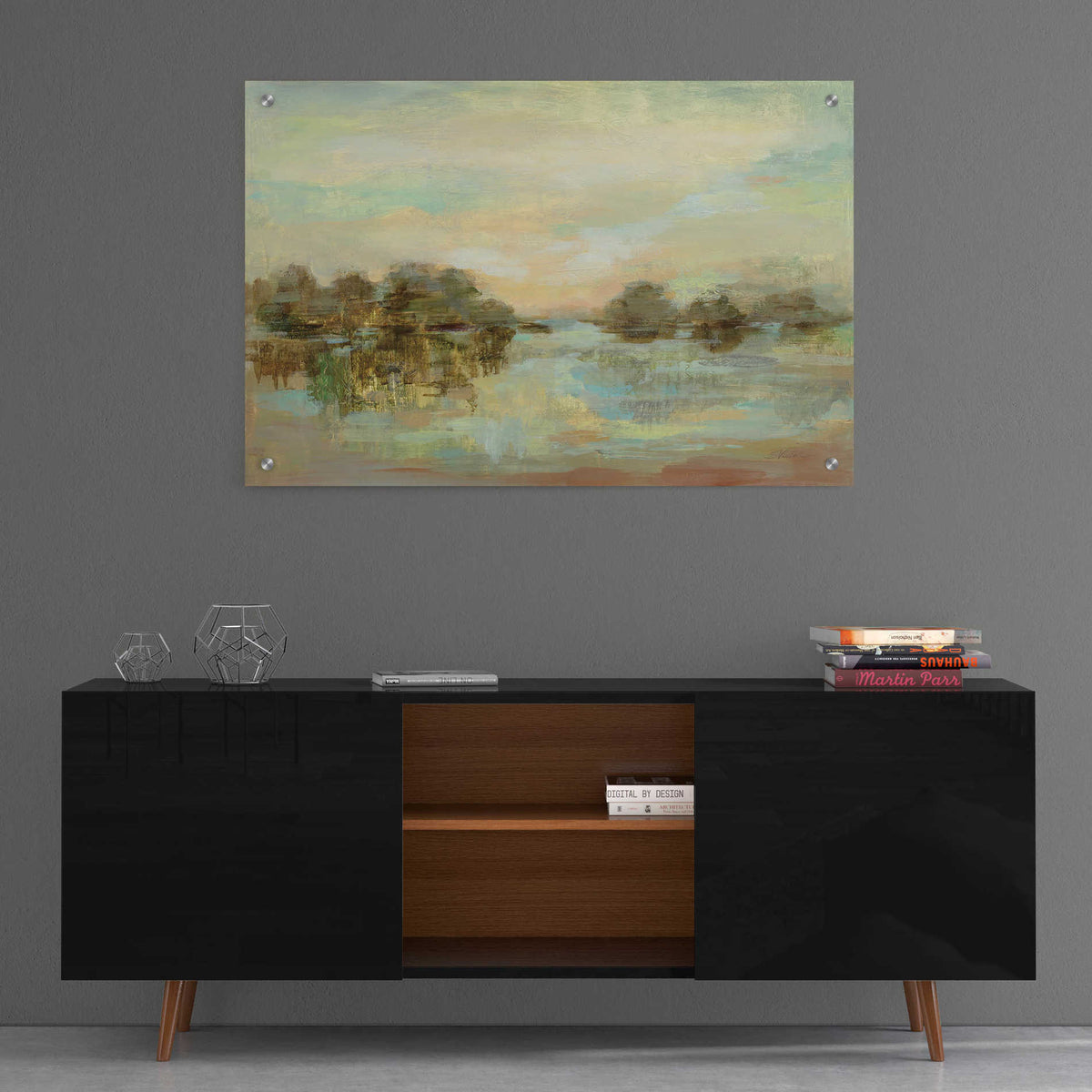 Epic Art 'Dreamy Lake' by Silvia Vassileva, Acrylic Glass Wall Art,36x24
