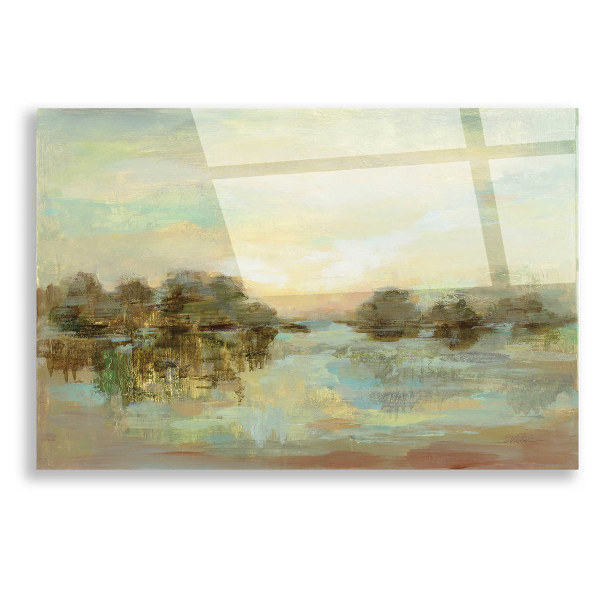Epic Art 'Dreamy Lake' by Silvia Vassileva, Acrylic Glass Wall Art