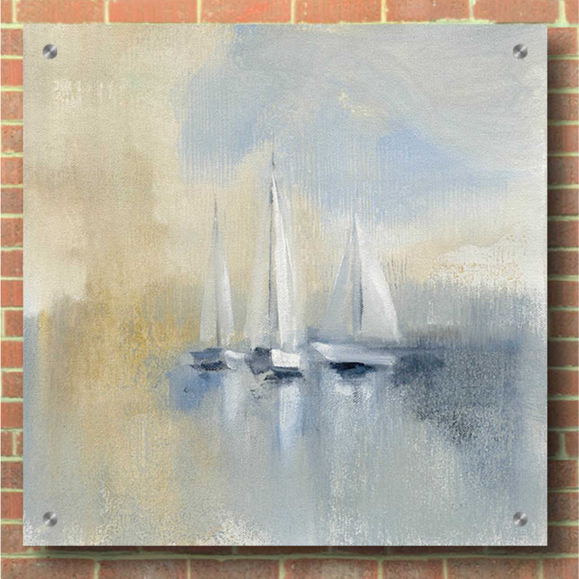 Epic Art 'Morning Sail I' by Silvia Vassileva, Acrylic Glass Wall Art,36x36