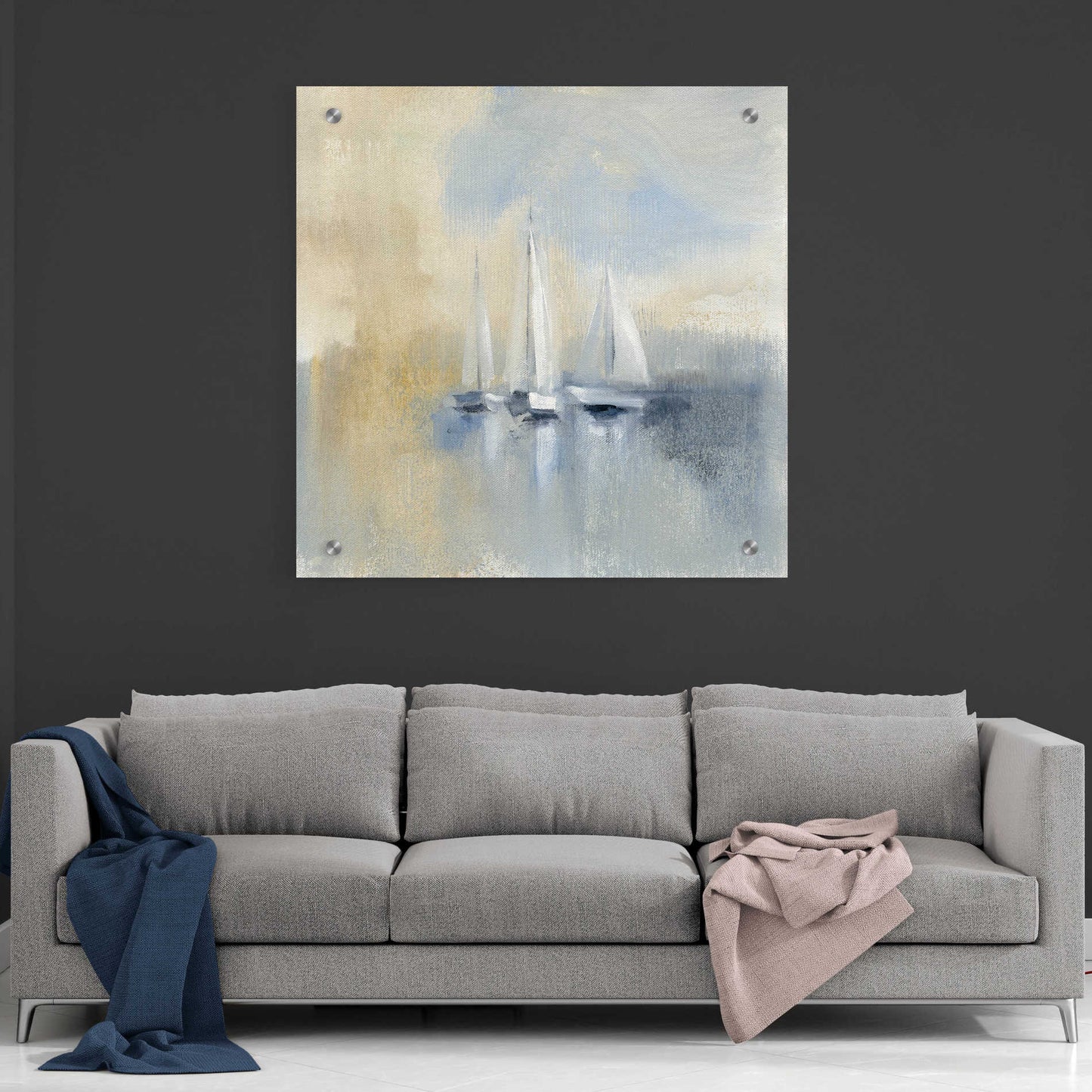 Epic Art 'Morning Sail I' by Silvia Vassileva, Acrylic Glass Wall Art,36x36