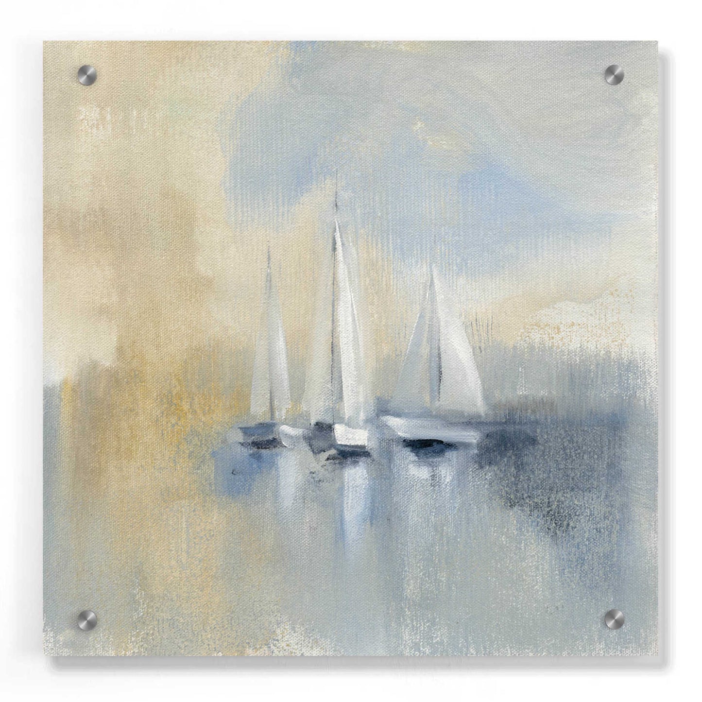 Epic Art 'Morning Sail I' by Silvia Vassileva, Acrylic Glass Wall Art,36x36