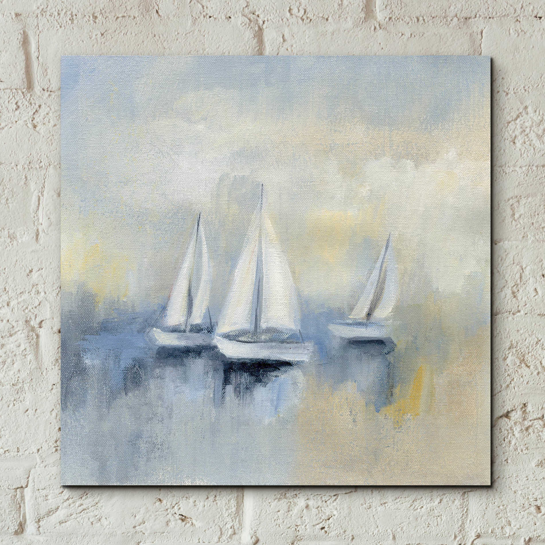 Epic Art 'Morning Sail II' by Silvia Vassileva, Acrylic Glass Wall Art,12x12