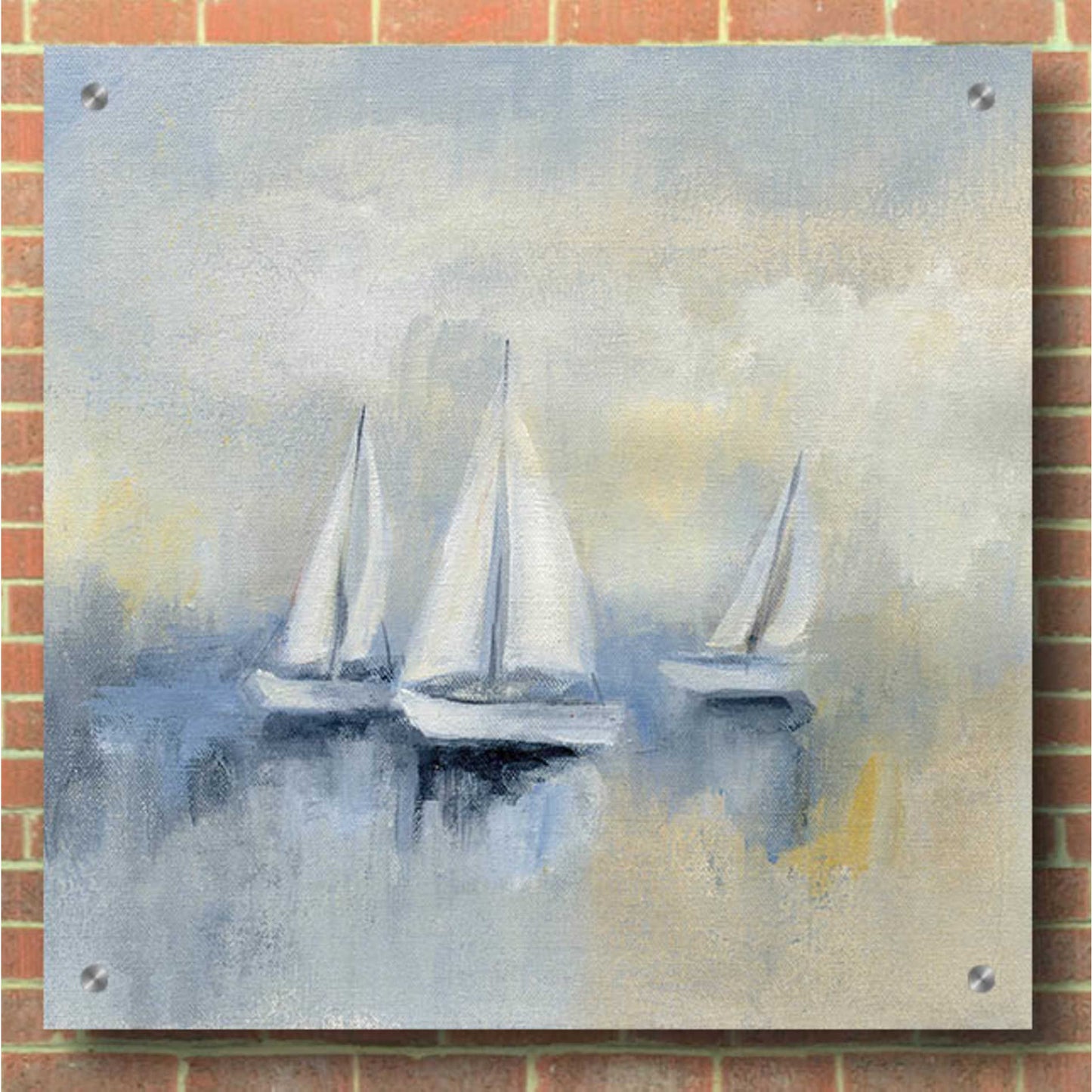 Epic Art 'Morning Sail II' by Silvia Vassileva, Acrylic Glass Wall Art,36x36