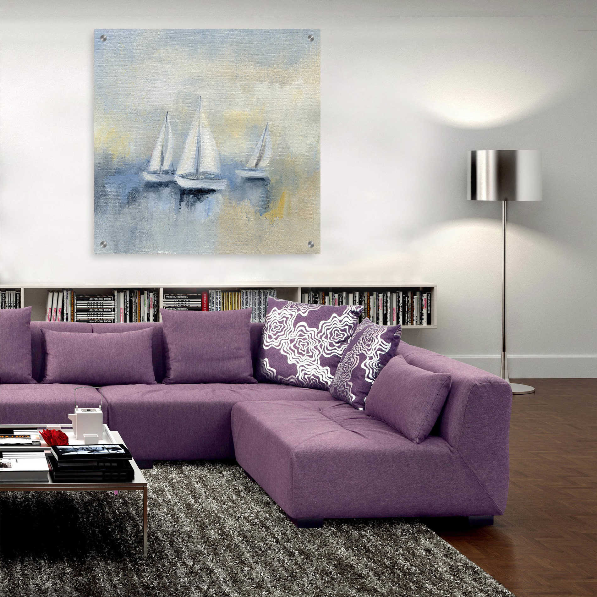 Epic Art 'Morning Sail II' by Silvia Vassileva, Acrylic Glass Wall Art,36x36