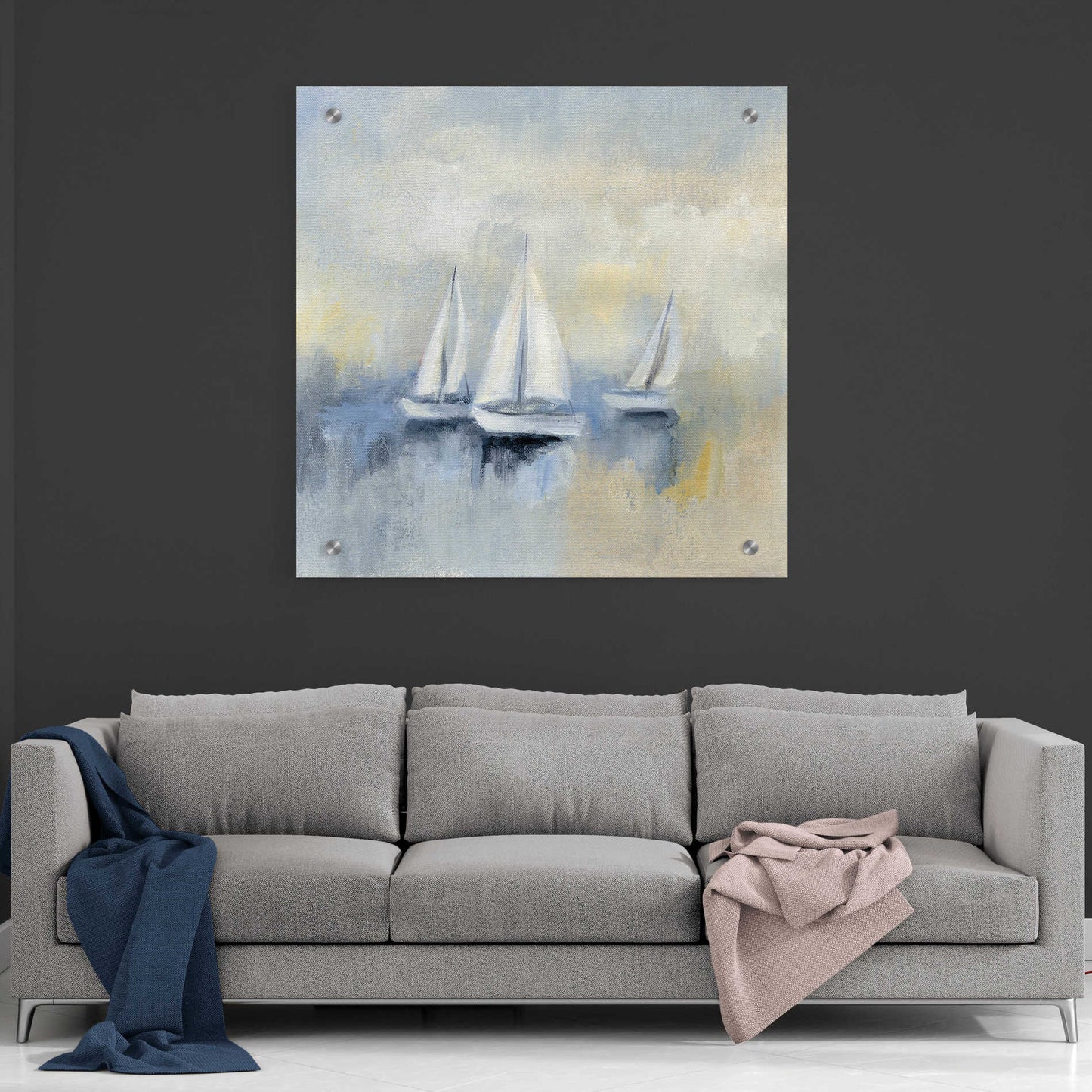 Epic Art 'Morning Sail II' by Silvia Vassileva, Acrylic Glass Wall Art,36x36