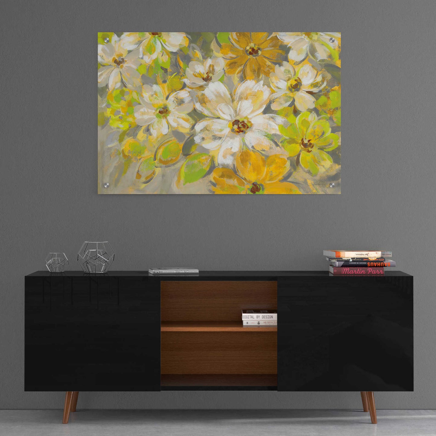 Epic Art 'Scattered Spring Petals' by Silvia Vassileva, Acrylic Glass Wall Art,36x24