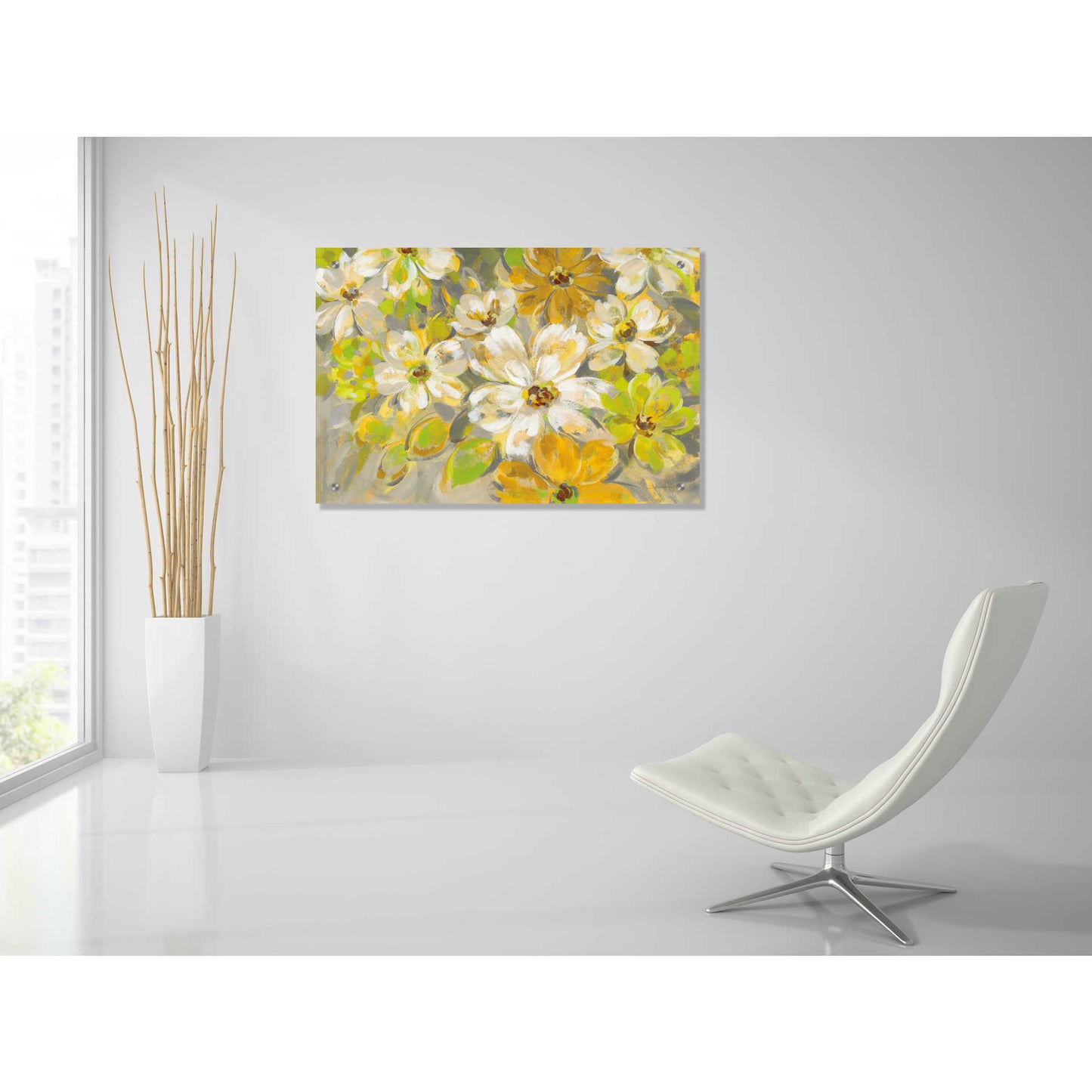 Epic Art 'Scattered Spring Petals' by Silvia Vassileva, Acrylic Glass Wall Art,36x24