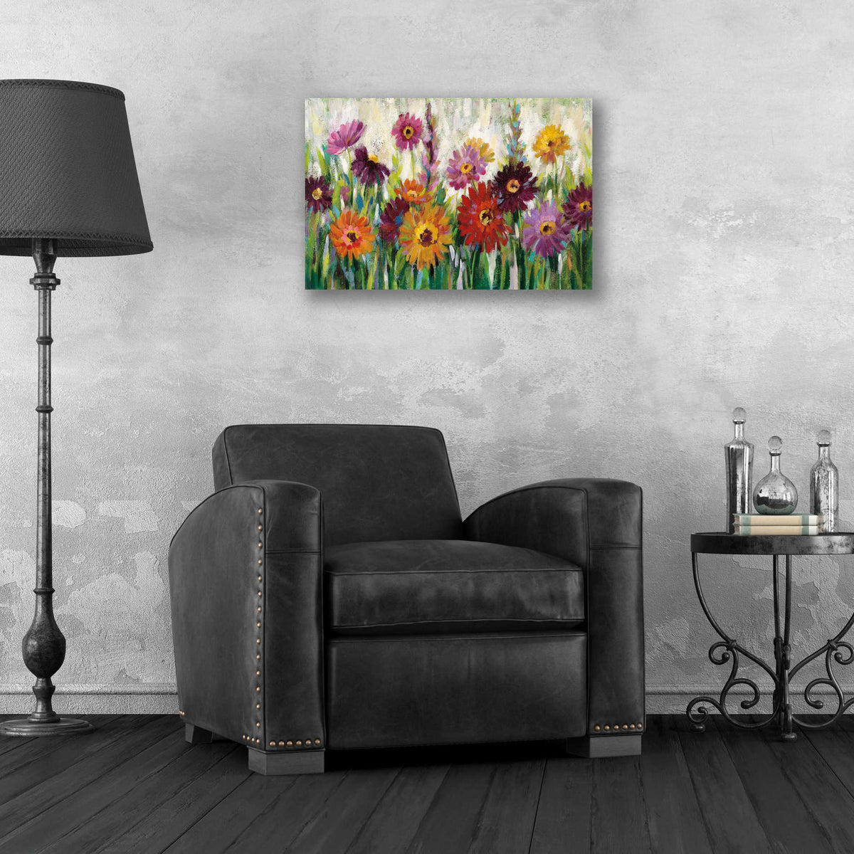 Epic Art 'Jewel Daisy Gerbera' by Silvia Vassileva, Acrylic Glass Wall Art,24x16