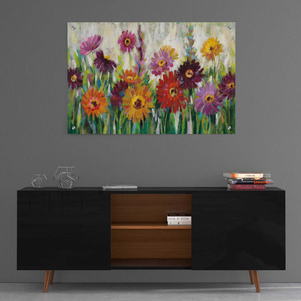 Epic Art 'Jewel Daisy Gerbera' by Silvia Vassileva, Acrylic Glass Wall Art,36x24