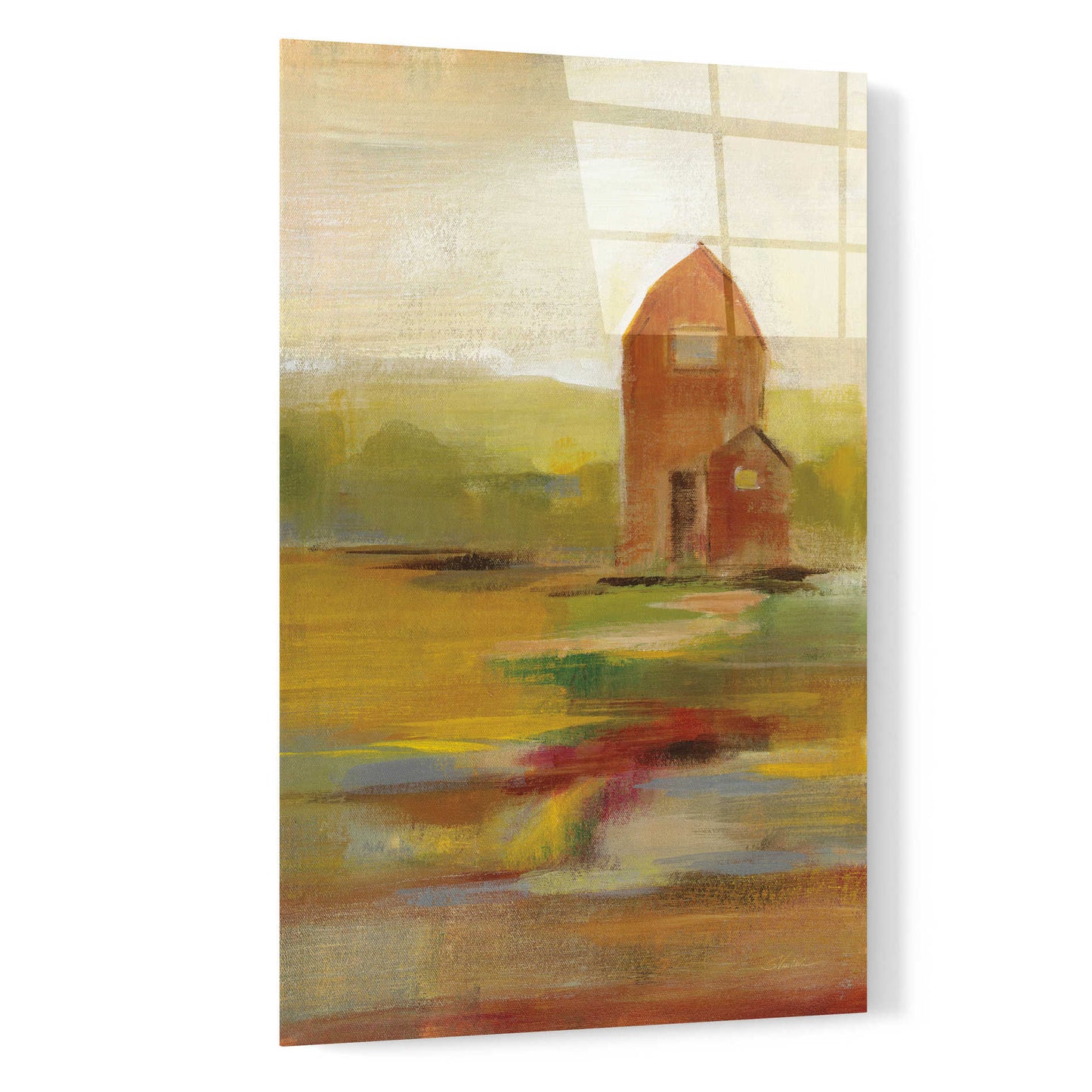 Epic Art 'Hillside Barn II' by Silvia Vassileva, Acrylic Glass Wall Art,16x24
