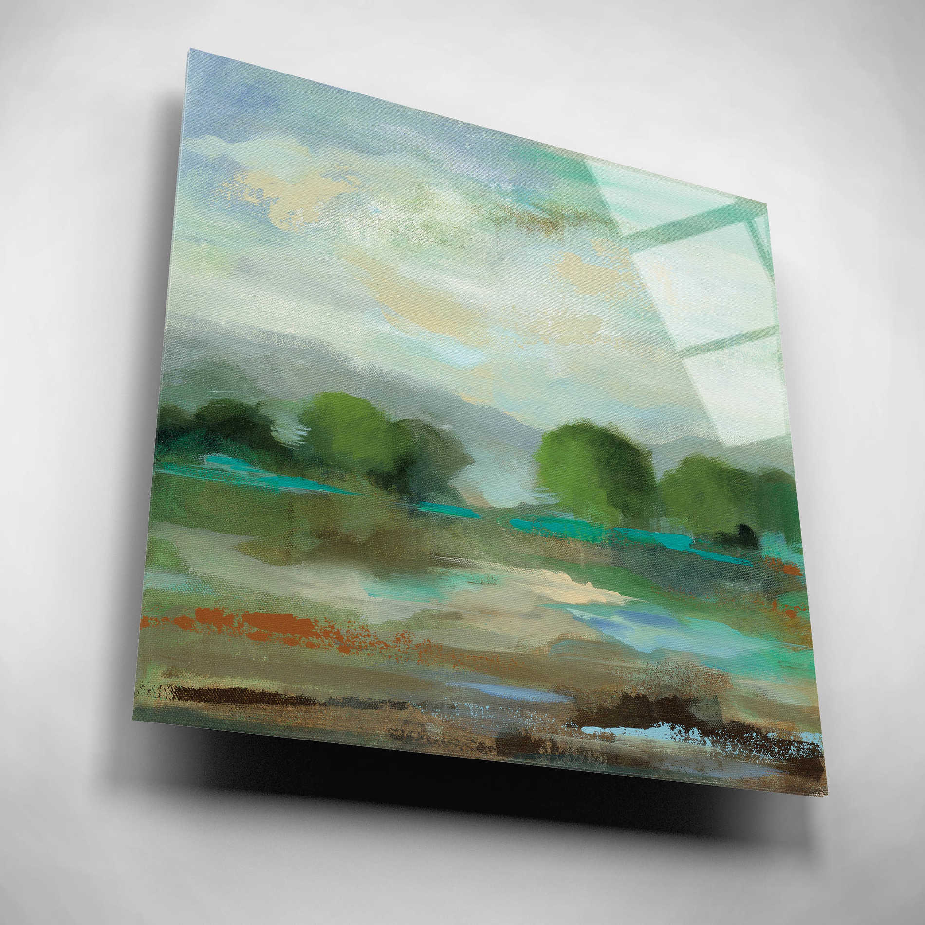 Epic Art 'Unexpected Clouds I' by Silvia Vassileva, Acrylic Glass Wall Art,12x12