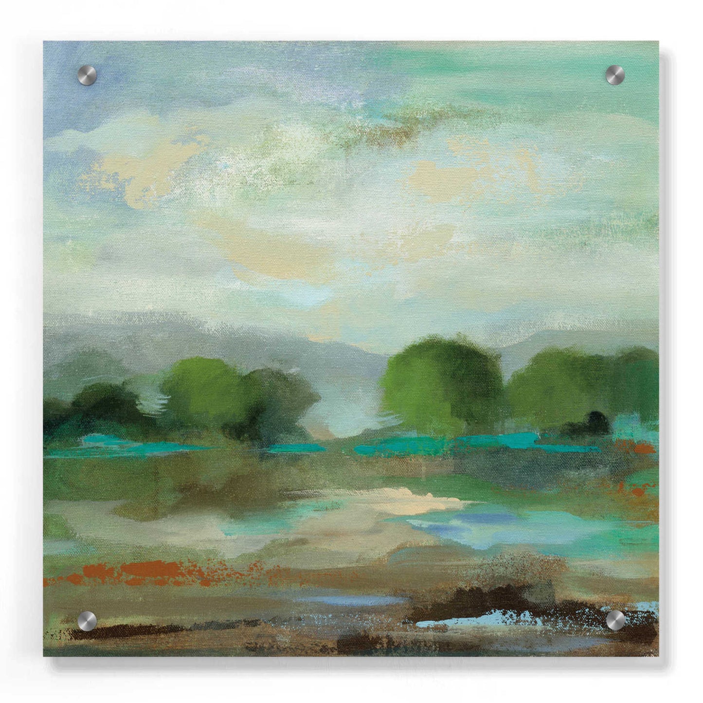 Epic Art 'Unexpected Clouds I' by Silvia Vassileva, Acrylic Glass Wall Art,36x36