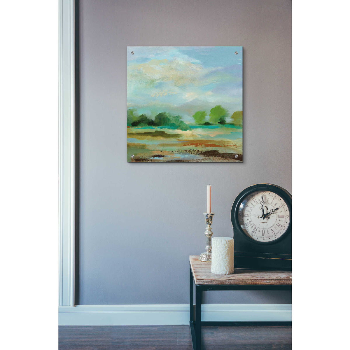 Epic Art 'Unexpected Clouds II' by Silvia Vassileva, Acrylic Glass Wall Art,24x24