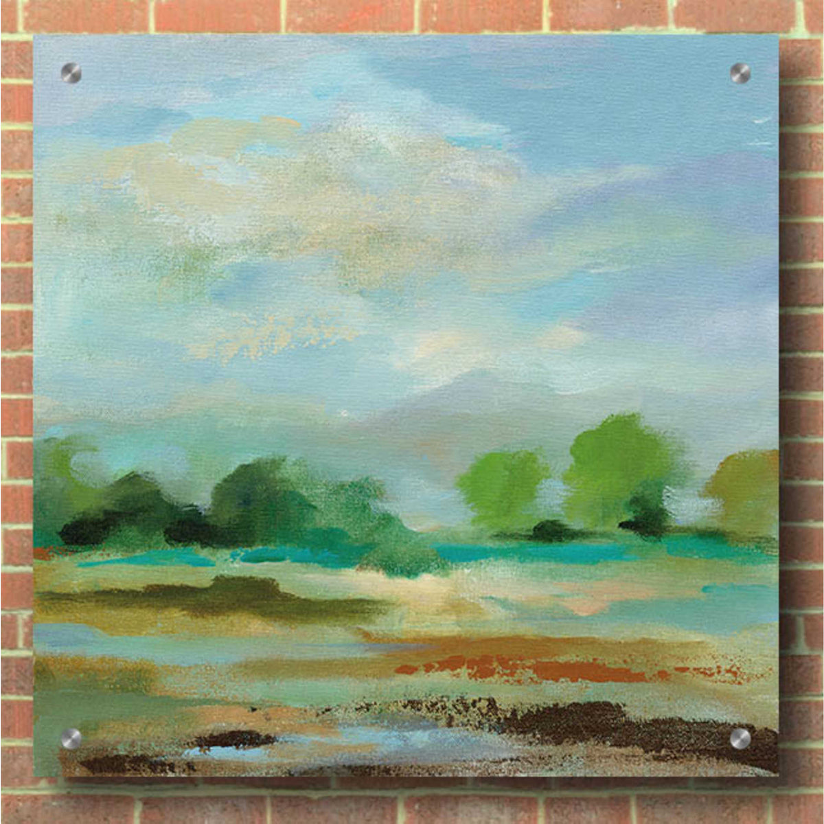 Epic Art 'Unexpected Clouds II' by Silvia Vassileva, Acrylic Glass Wall Art,36x36