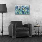 Epic Art 'Iris Flower Bed' by Silvia Vassileva, Acrylic Glass Wall Art,24x16