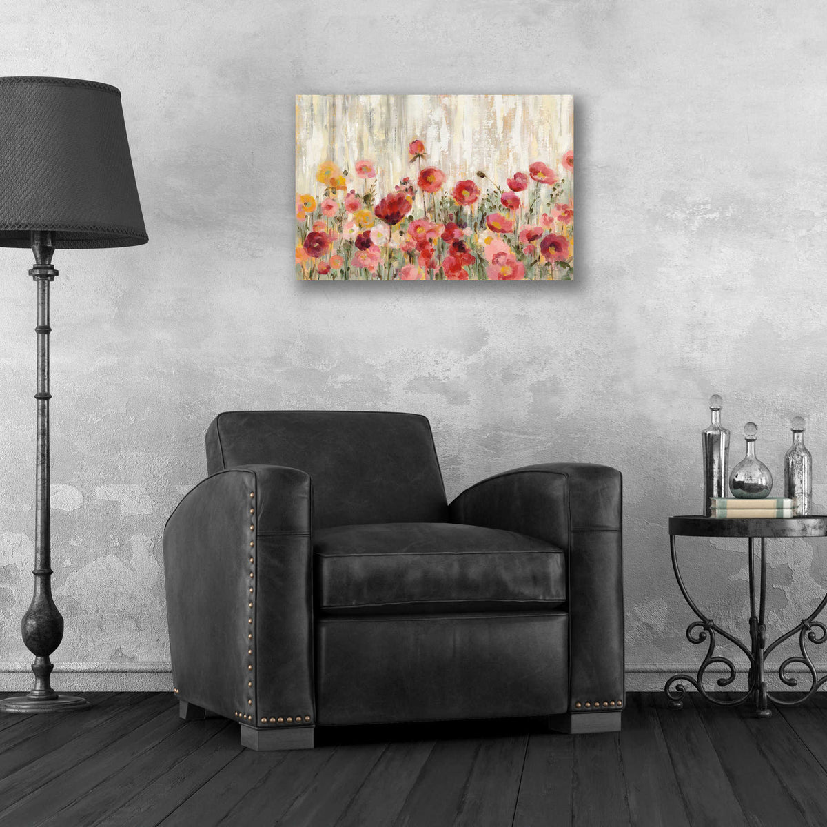 Epic Art 'Sprinkled Flowers' by Silvia Vassileva, Acrylic Glass Wall Art,24x16