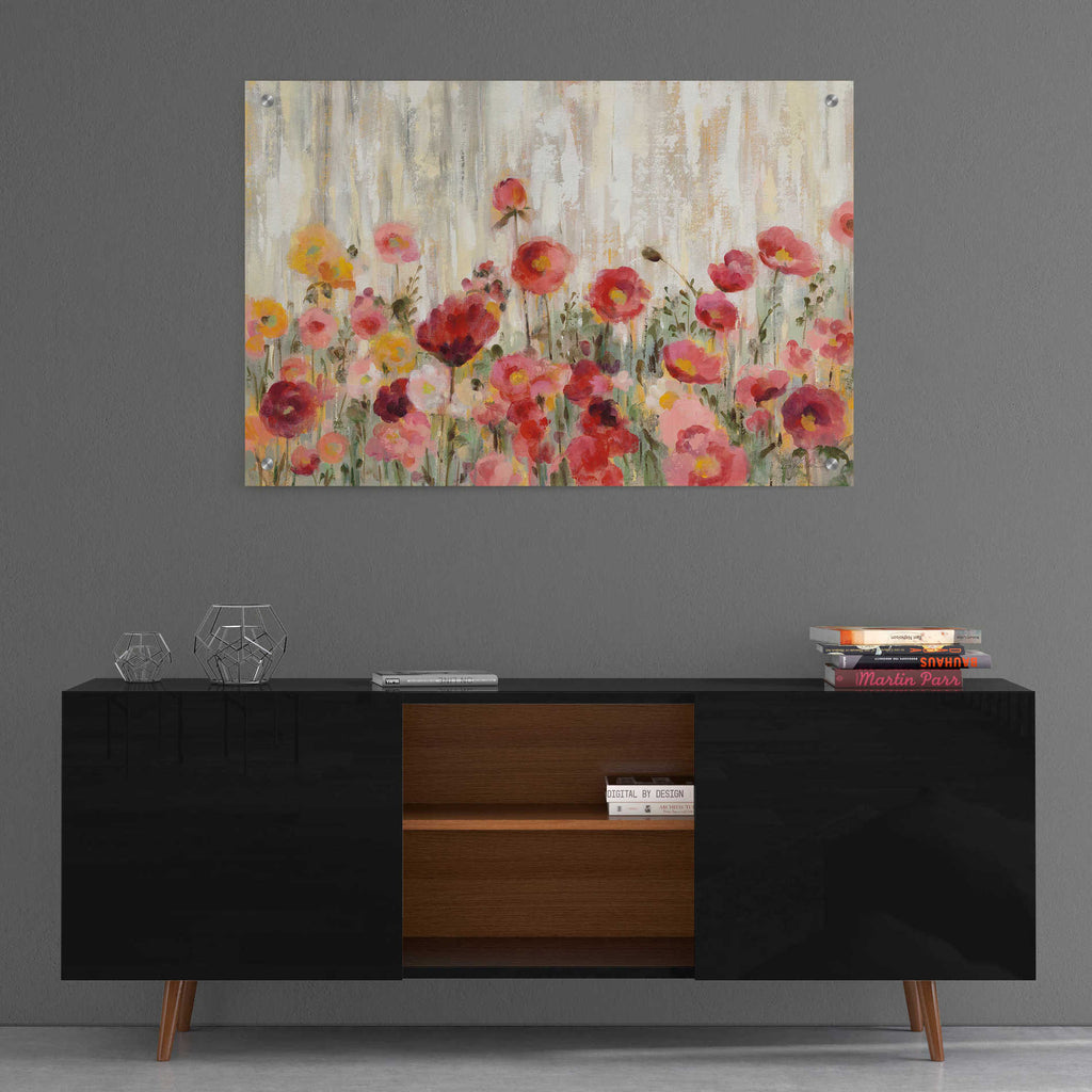 Epic Art 'Sprinkled Flowers' by Silvia Vassileva, Acrylic Glass Wall Art,36x24