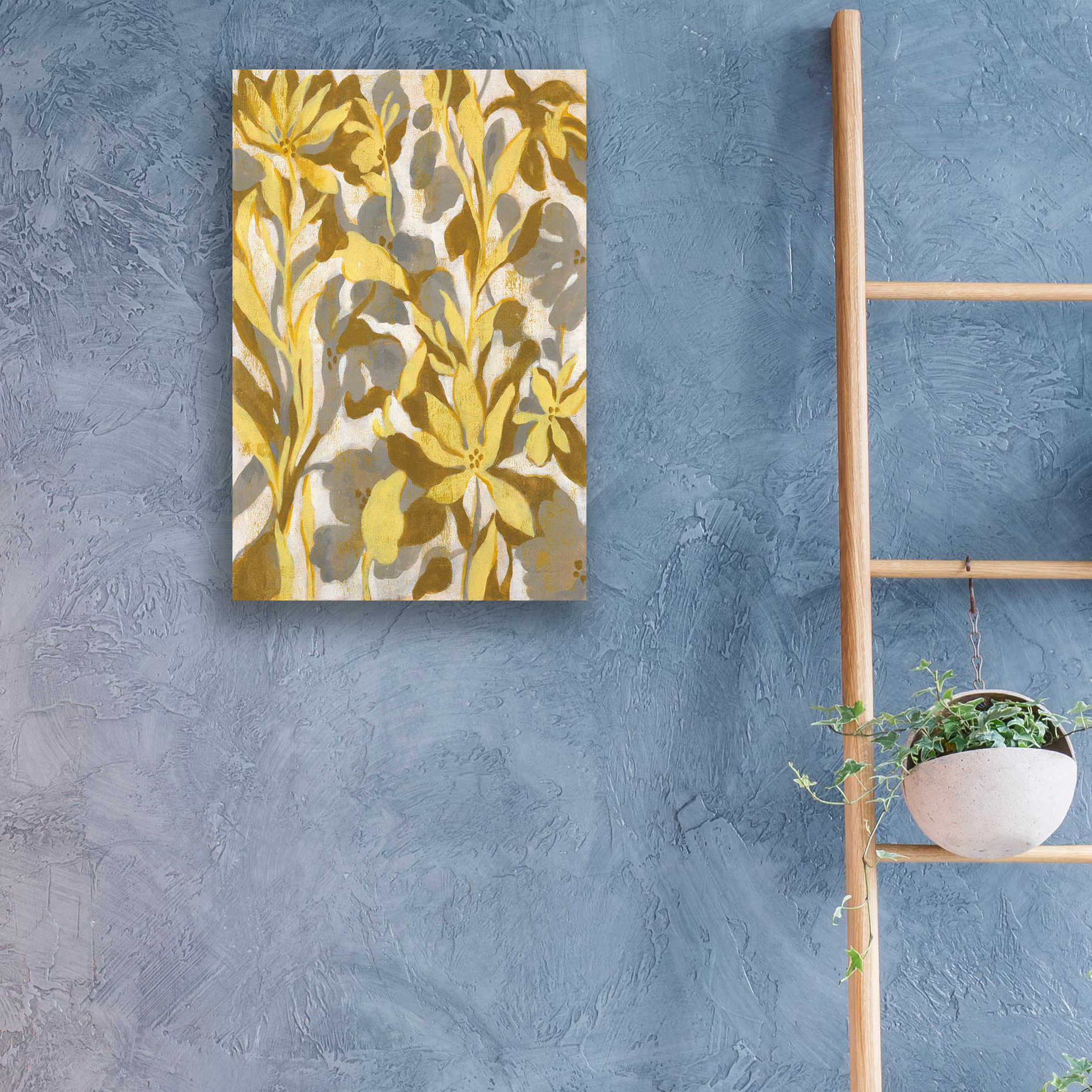 Epic Art 'Painted Tropical Screen I' by Silvia Vassileva, Acrylic Glass Wall Art,16x24