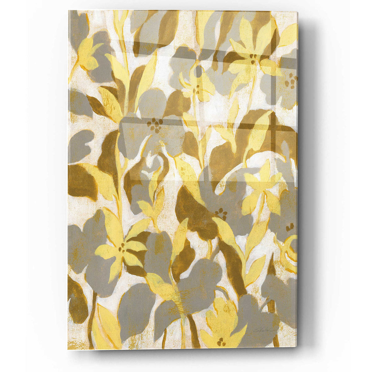 Epic Art 'Painted Tropical Screen II' by Silvia Vassileva, Acrylic Glass Wall Art