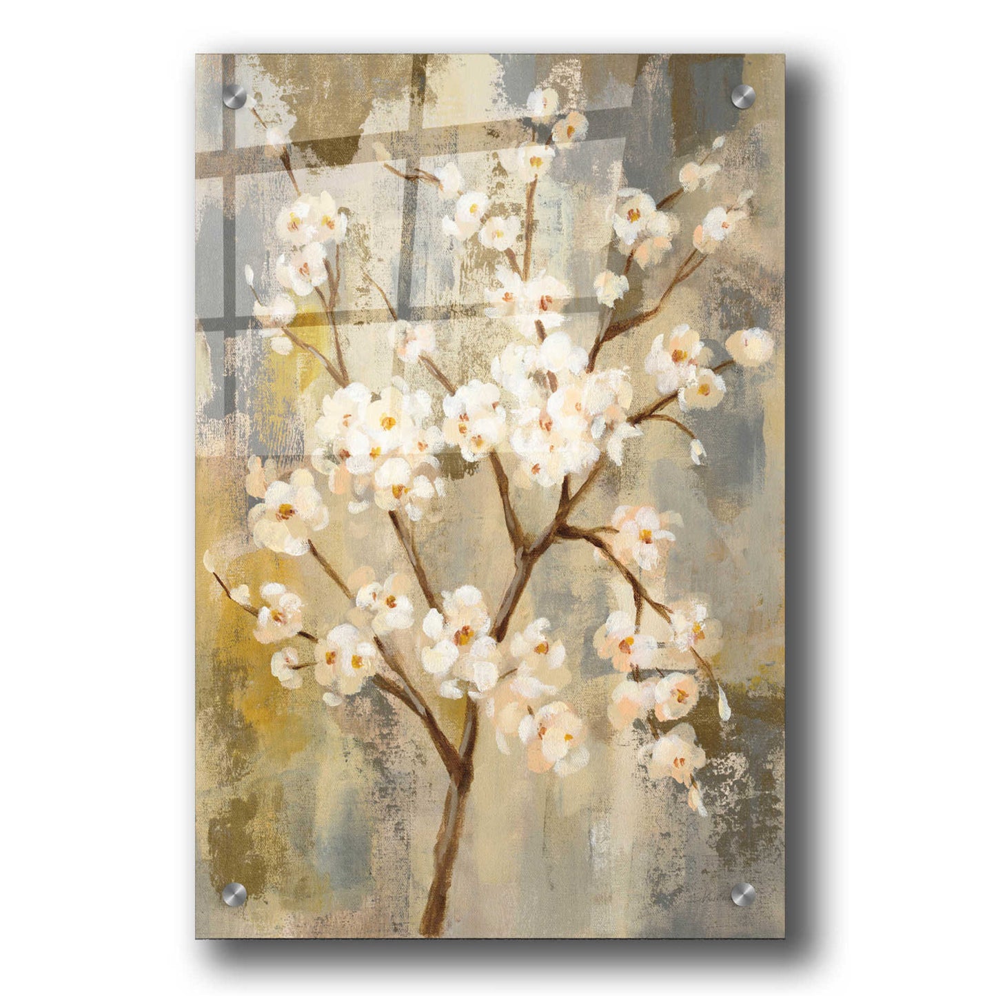 Epic Art 'Neutral Branches I' by Silvia Vassileva, Acrylic Glass Wall Art,24x36