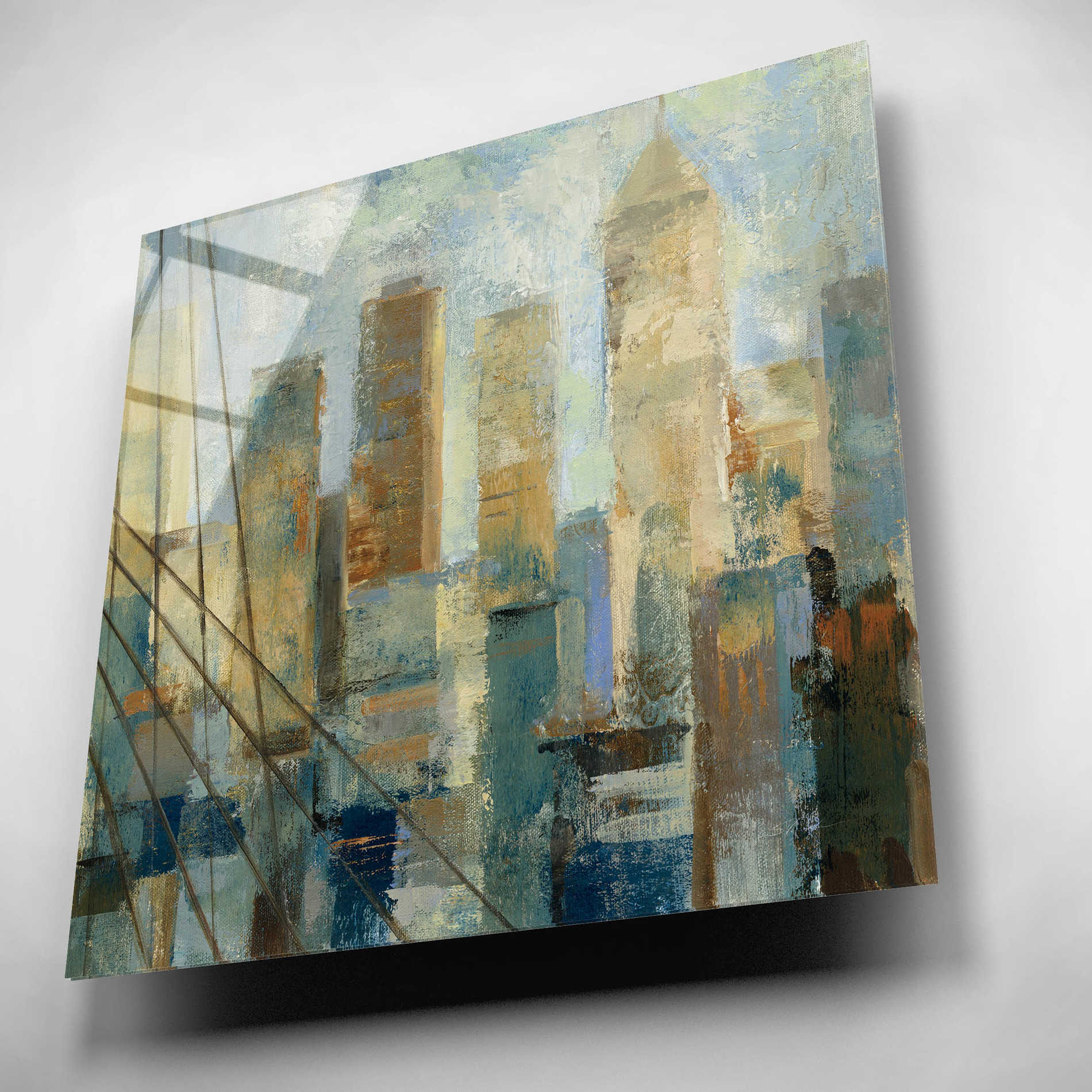 Epic Art 'Manhattan Sketches V' by Silvia Vassileva, Acrylic Glass Wall Art,12x12