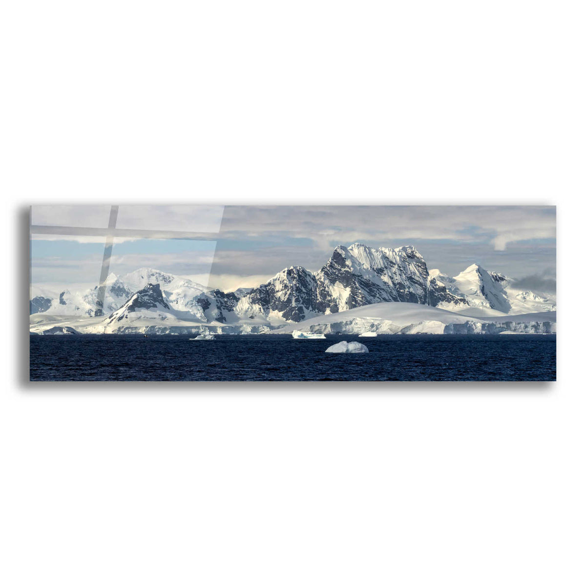 Epic Art 'Frigid Coastline' by Larry Malvin, Acrylic Glass Wall Art,3:1