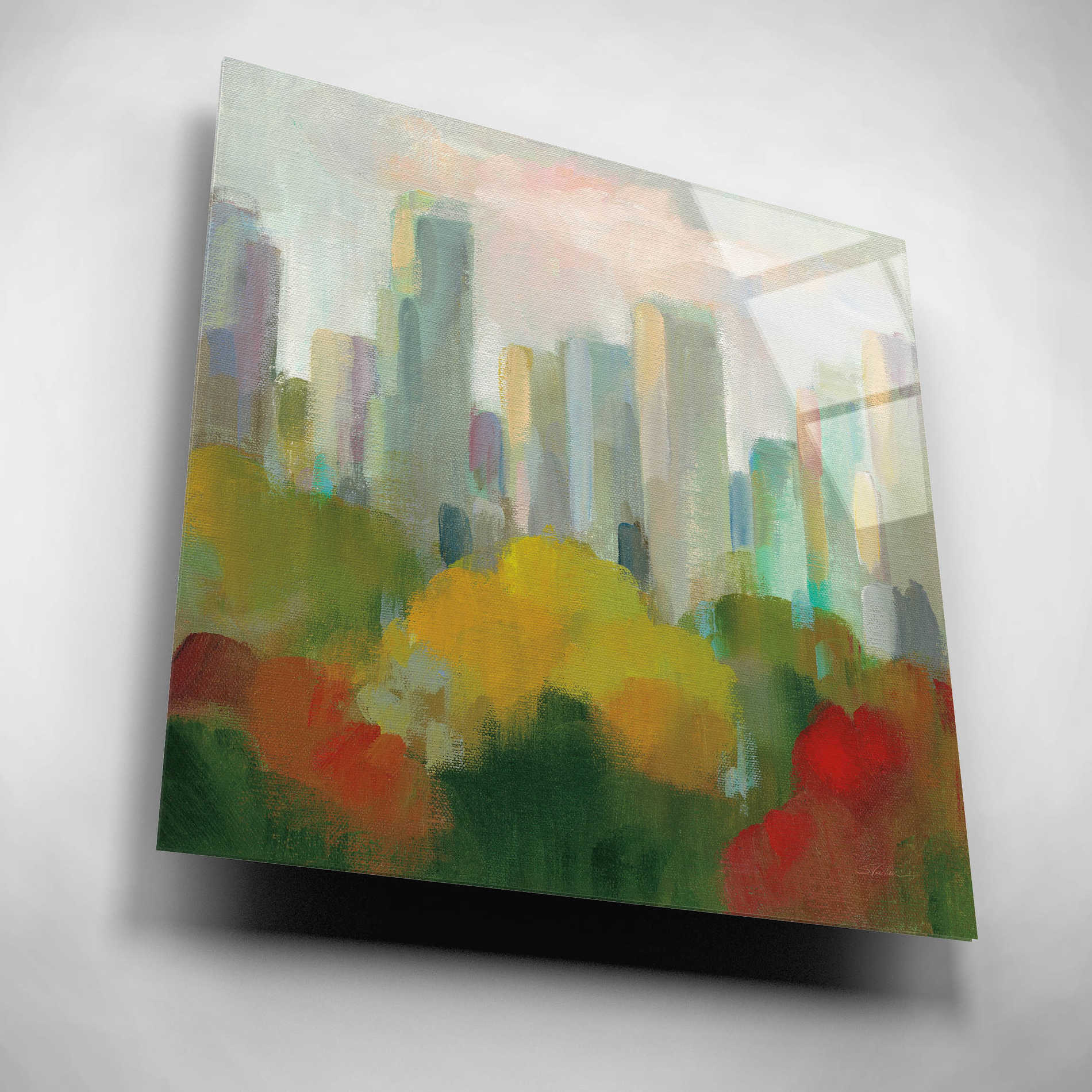 Epic Art 'NYC Central Park I' by Silvia Vassileva, Acrylic Glass Wall Art,12x12