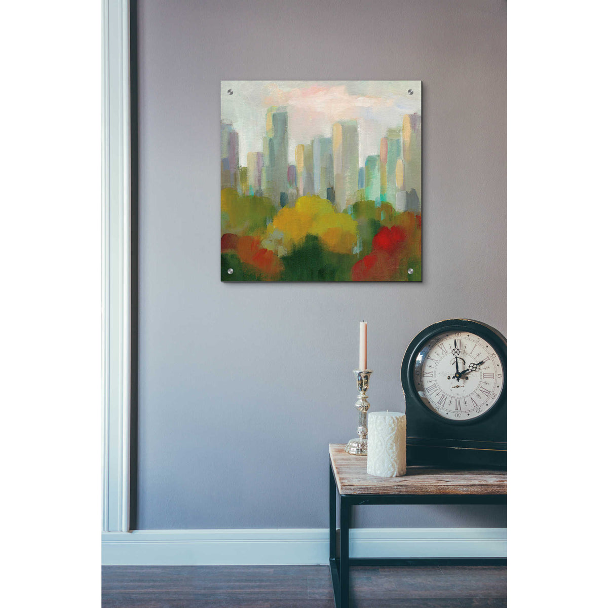 Epic Art 'NYC Central Park I' by Silvia Vassileva, Acrylic Glass Wall Art,24x24
