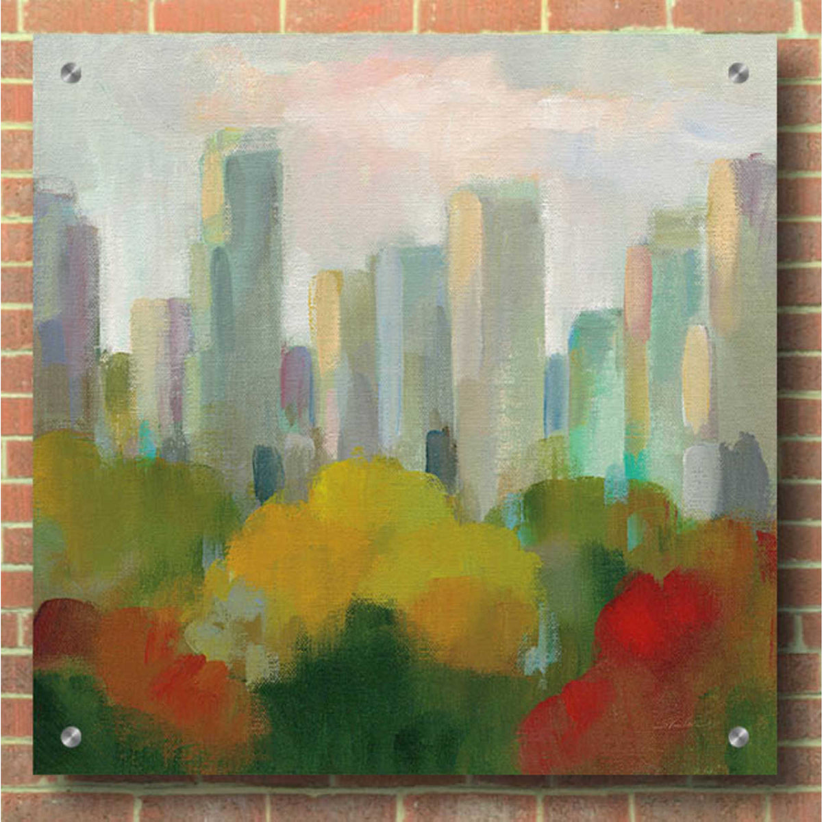 Epic Art 'NYC Central Park I' by Silvia Vassileva, Acrylic Glass Wall Art,36x36
